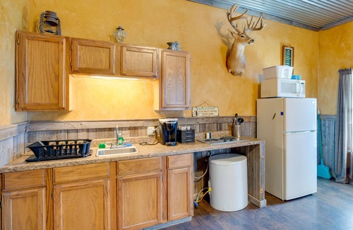 Cayuga Apartamento | Community Pier: Cozy Kerens Cabin!