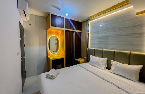 Sidoarjo Apartamento | Compact and Relaxing 2BR at Suncity Residence Apartment By Travelio