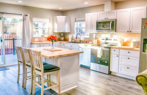 Westport Casa | Companionable house with central AC, washer/dryer, firepit, gas grill, & patio