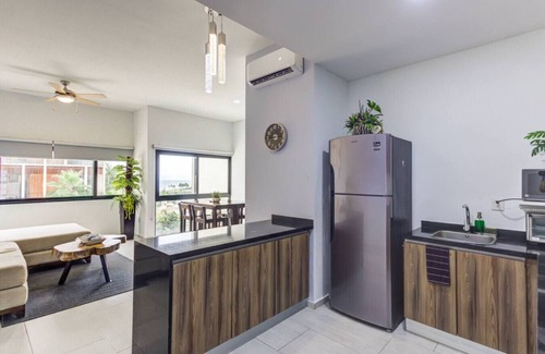La Cruz de Huanacaxtle Condominio | Condo 2BD con alberca en roof!