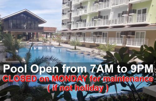Mactan Export Processing Zone Apartamento | Condo Azur Suites A125 Amani Resorts Residences , 5 minutes Airport, Netflix, Stylish, Cozy with Luxurious Swimming Pool