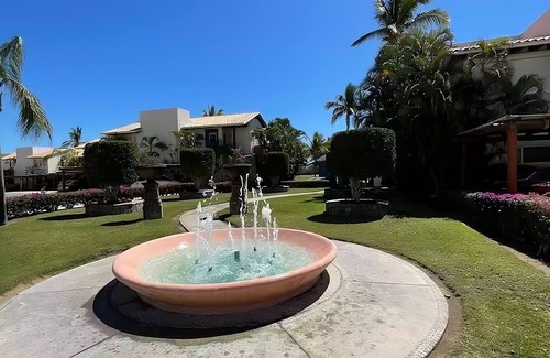 Campo de Golf Fonatur Villa | Condo. Las Quintas, Terraza, Jardín de Paisaje, Zona de Hoteles, Campo de Golf