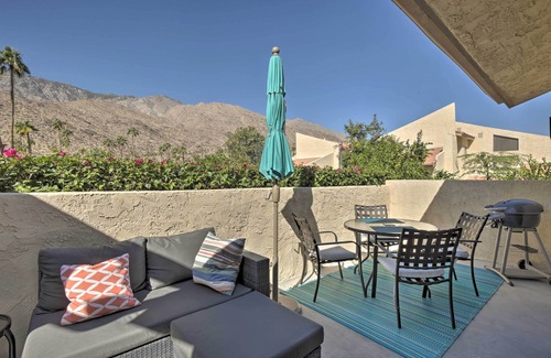 Canyon Corridor Condominio | ¡NUEVO! Condominio w / Mountain Views-3mi a DT Palm Springs