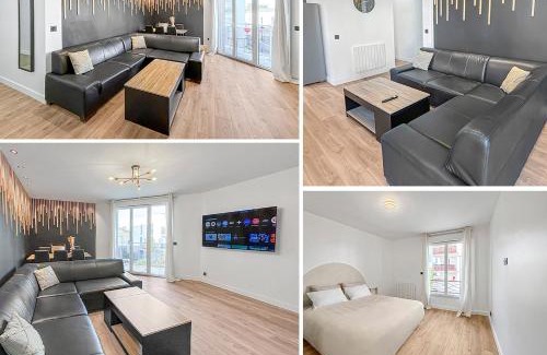 Drancy Centre Apartamento | Confort moderne, Paris & Le Bourget