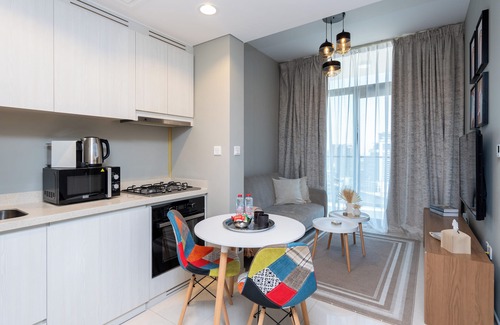 Downtown Dubai Apartamento | Contemporary -1BR Zada Towers