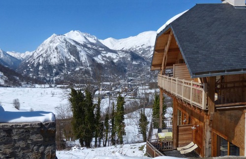 Estensan Chalet De Esquí | excepcional vista cabaña contemporánea y la exposición a 4 minutos de St Lary Soulan
