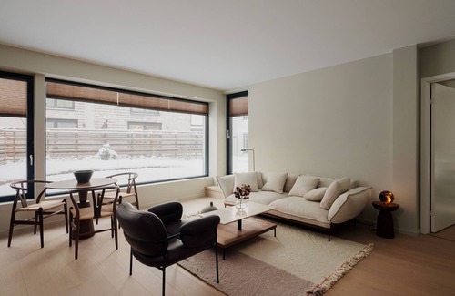Frogner Apartamento | Contemporary Oslo apartment with private garden & access to hotel facilities