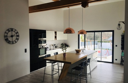Labenne-Ocean Casa | Villa contemporánea de 2017 con PISCINA junto al mar OCÉANO LABENNE