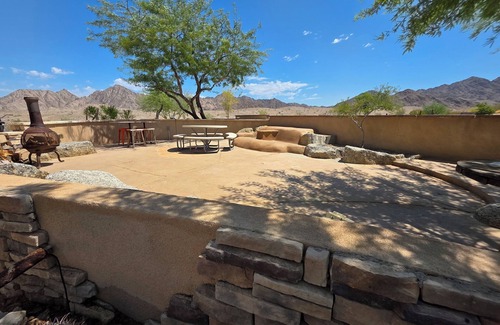 Fortuna Foothills Casa | Cool down in this desert oasis Pool home, with mountain views.