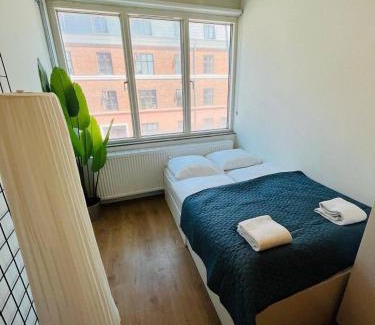 København NV Apartamento | Copenhagen Studio Double Bed and Kitchen 3