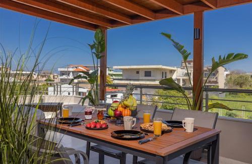 Petaloudes Casa | Coral Paradise Luxury Modern Family Villa with Jacuzzi, Pool View & Parking in Rhodes Island