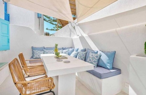Psarou Apartamento | Acogedor apartamento con aire acondicionado - 1 dormitorio y 2 baños - Mykonos