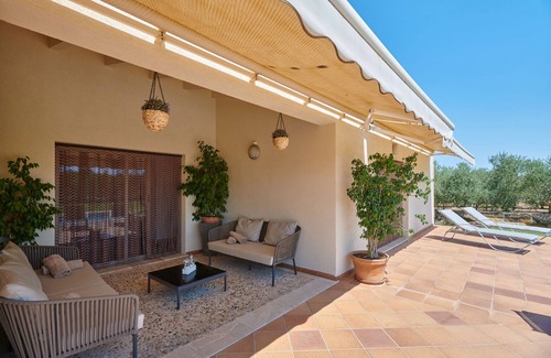 Mallorca Villa | Acogedora y moderna finca cerca de Muro, con piscina, jardín y aire acondicionado