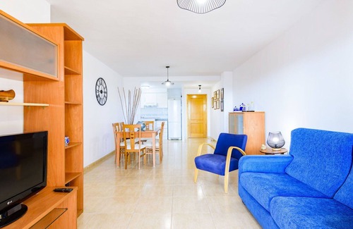 El Grau de Moncofa Apartamento | Precioso apartamento para 5 personas con piscina, WIFI, TV, terraza y mascotas permitida