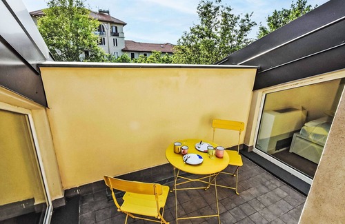 Quartiere Mazzini Apartamento | Hermoso apartamento para 5 personas con A/C, WIFI, TV y terraza