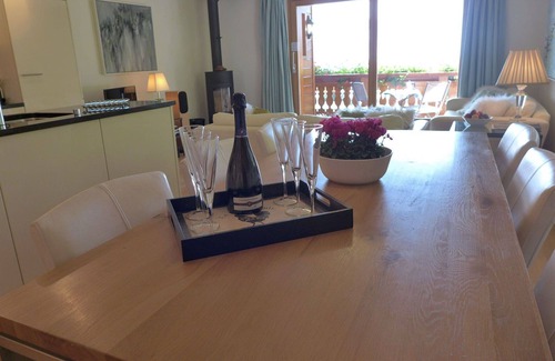 Randogne Apartamento | Acogedor apartamento para 6 personas con WIFI, TV y terraza