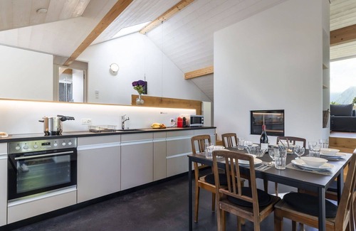 Chatel-Saint Denis Apartamento | Precioso apartamento para 6 personas con WIFI, patio y mascotas permitida
