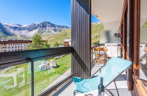 Tignes Apartamento | Acogedor apartamento para 6 personas con WIFI, TV y balcón