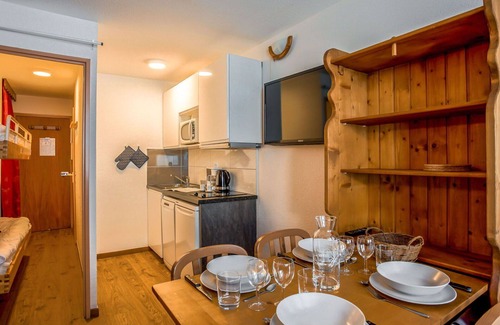 Tignes Apartamento | Precioso apartamento para 4 personas con WIFI, TV, balcón y vista panorámica