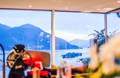 Ascona Villa | Bonito apartamento en villa con piscina, internet, A/C, TV, patio y vista panorámica