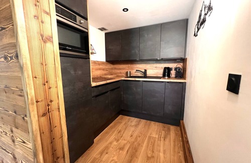 Plagne 1800 Apartamento | Cosy chalet spirit, swimming pool!