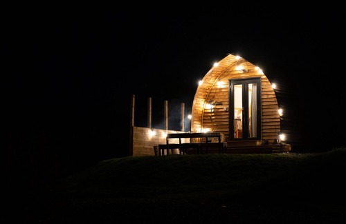 Cockburnspath Cabina | Estándar-Hot Tub-Cabaña-Baño privado con ducha