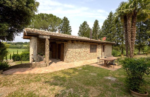 Ponte di Gabbiano Cabaña | Cosy double room in pretty cottage with WiFi and AC in enchanting Monteaperti