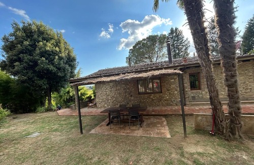 Ponte di Gabbiano Cabaña | Cosy double room in pretty cottage with WiFi and AC in enchanting Monteaperti