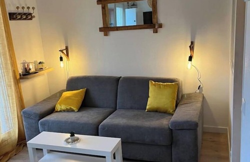 Merville-Franceville-Plage Apartamento | Cosy studio near the sea