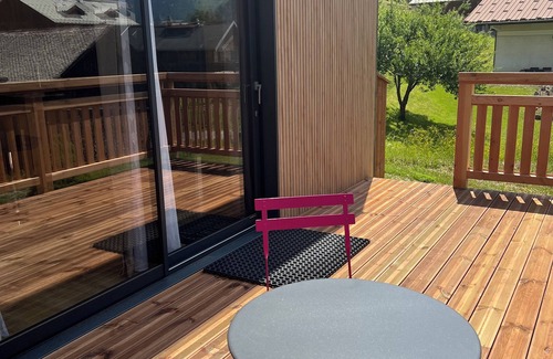 Abondance Apartamento | Cosy, quiet garden studio just a few metres from the village center
