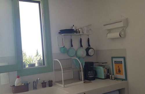 Kato Aprovatou Apartamento | Cosy studio with stanning sea view