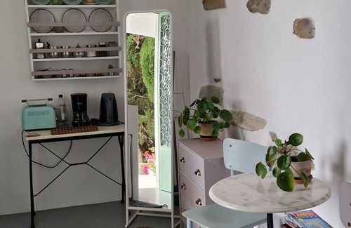 Kato Aprovatou Apartamento | Cosy studio with stanning sea view
