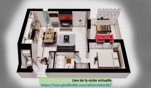 Gennevilliers Apartamento | CosyHome in Paris, gare et terrasse