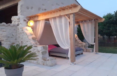 Cleon-d'Andran Cabaña | Casa rural de 4 a 6 personas en Drôme Provençale