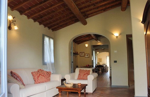 Pergine Valdarno Otro | granja Cottage arco iris con jardín privado y piscina