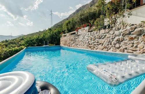 Municipality of Dubrovnik Casa | Cottage Ciara - One bedroom Holiday Home with pool and sea view