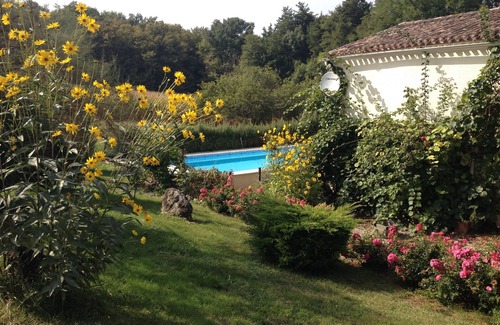 Saint-Felix-de-Foncaude Cabaña | Casa rural - piscina privada, zona muy tranquila - Entre 2 Mers campiña
