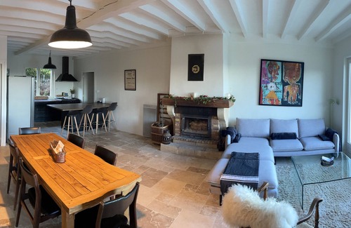 Saint-Nizier-d'Azergues Casa | Cottage Chaleureux Avec Piscine Chauffée au Coeur du Beaujolais Vert