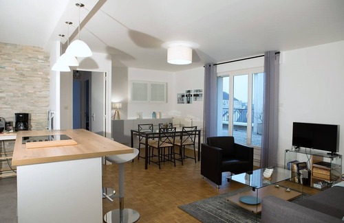 Faubourg Sud Apartamento | Cottage Good Friends DIJON en el centro. 70 m², 6 personas Gran terraza al sur, estacionamiento.