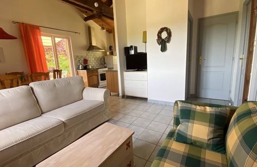 Doissat Cabaña | Gîte-Villa-Baño con ducha-Vista al campo-Jade