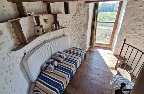 Haute-Saintonge Cabaña | Cottage « Le Moulin De La Garenne » con Jardín Privado