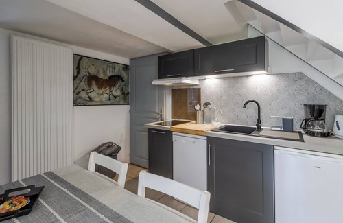 Aubas Casa | Casita de campo 'Les Gaps En Périgord Noir' con piscina compartida, terraza y jardín privado