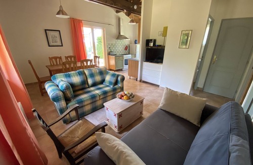 Doissat Cabaña | Gîte-Villa-Baño con bañera-Vista al campo-Saphir