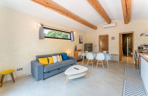 Saumane-de-Vaucluse Casa | Casita de campo 'Saumane, Petite Bergerie' con piscina privada, Wi-Fi y aire acondicionado