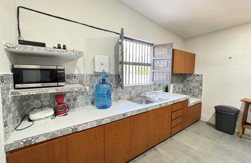Chelem Casa | Casita con gran piscina ideal para compartir en familia a 2 minutos de la playa.