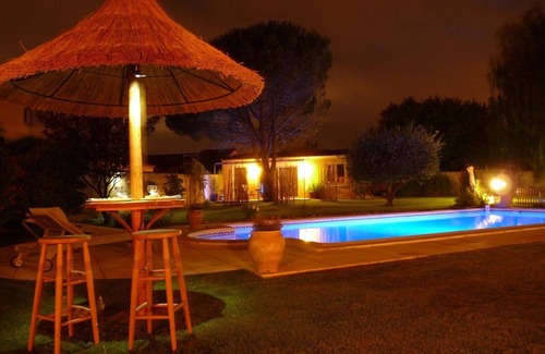 Bouillargues Cabaña | cabaña ZEN 2 personas en el pueblo cerca de Nimes aire acondicionado piscina jardín