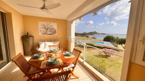 Marigot Apartamento | Coucher de soleil sur le lagon 4 à 5p avec piscine