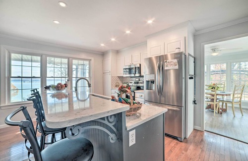 New Concord Casa | Country-Chic Home w/ Fire Pit, Steps to Lake!