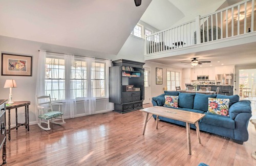 New Concord Casa | Country-Chic Home w/ Fire Pit, Steps to Lake!