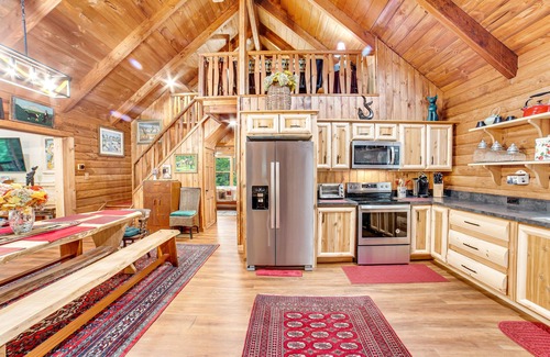 Adirondack Casa | Country Getaway W/ Free WiFi, Gas Fireplace, Deck, Lake View & Washer/Dryer